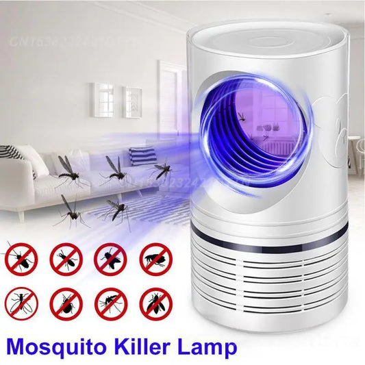 Electric Bug Zapper with LED Light Trap, USB-Powered Insect Killer with Adapter